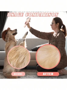 PETSIN 1 Pc Cat Steam Brush, 3 In 1 Cat Brush For Shedding & Grooming, Water Brush For Cats Dogs, Pet Hair Removal Comb For Long Short Haired Small Animal, Self Cleaning Slicker Brush With Release Button, Cat/Dog Steam Brush - Multicolor - View 7