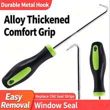 1pc/2pcs 17cm Metal Weeding Cultivation Hook With Hook, Heavy Duty Sharp Serrated Blade, With Safety Guard, Portable Multi-Function Manual Gardening Tool, Suitable For Weeding And Yard Maintenance - Gardening Hooks - View 8