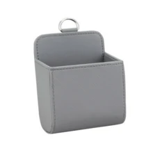 Car Air Vent Storage Box PU Leather Hanging Storage Bag Phone Glasses Keys Coins Cards Storage Bag Universal Car Interior Accessories For Sedans SUVs Trucks - A - View 9