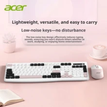 Acer Wireless Bluetooth Keyboard And Mouse Combo, Silent, Office Typing, Wireless Dual-Mode, Quiet Keys, Comfortable Feel, Universal Desktop Computer Keyboard And Mouse Set - View 6