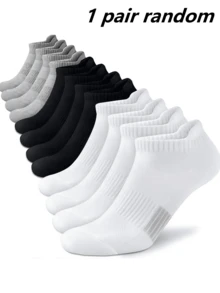 20/10 Pairs Minimalist Unisex Socks, Comfortable Casual All-Season Versatile Couple Short Socks, Available In 1/5/10/20/30 Pairs - Multicolor - View 18