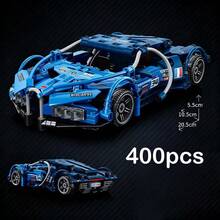 1:14 Large DIY Super Car Building Block Set, Collectible Racing Car Model Kit, Realistic And Detailed Car Assembly Toy, Suitable For Home And Office Decoration, Ideal Gift For Car Enthusiasts And Men, 900pcs/400pcs - Multicolor - View 11