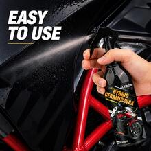 Semprotan Lilin Keramik Campuran untuk Motor 300ml, Semprotan Pelapis Keramik Anti Air Cepat, Kilap Tinggi dan Perlindungan UV, Cocok untuk Cat Motor, Plastik, Perbaikan dan Pemolesan Pelek Logam - Umum - View 4