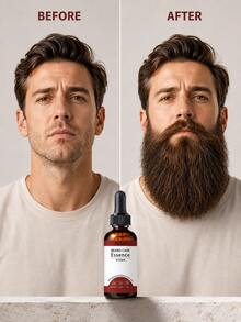 Beard Serum Hydration Lock Lightweight Gentle Non Greasy Fast Absorbing Soft Smooth Finish Daily Grooming Routine Travel Makeup Prep Gift Set - Multicolor - View 3