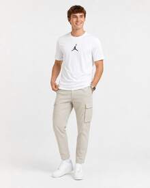 Nike Jordan Air Jordan Jumpman Jumpman Logo印]花套頭圓領短袖T卹 - 白色 - 查看 6