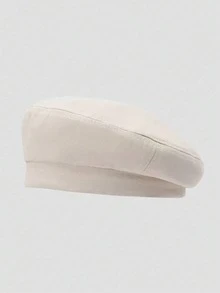 女款無彈性貝雷帽，經典法式藝術家風格，四季時尚，復古休閒設計，適合度假與旅行 - 彩色 - 查看 8