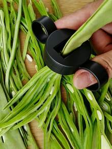 Multifunctional Bean Slicer, Hand Held Green Bean Shredder, Portable Kitchen Vegetable Cutter Tool, Quick String Bean Shredding Device, Easy To Use Household Prep Gadget For Green Beans, Peas, Long Beans, Labor Saving Kitchen Accessory - Multicolor - View 2