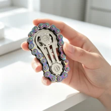 紓壓手指鏈金屬機械玩具齒輪減壓小玩意 新款 - 彩色 - 查看 4