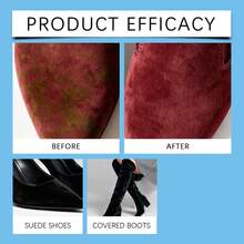 1 Pack Suede Cleaner Kit For Shoes - Foam Cleaner For Sneakers, Boots & Uggs, Gentle Deep Cleaning Kit For Nubuck, Suede & Leather (Includes Brush),Gifts For Men And Women Suitable For New Year's Day, Birthdays, Weddings And Parties,Quick Ship Items - Liquid - View 3