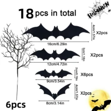 Halloween Black Faux Dry Twig Decorative Ornament, Matte Black Artificial Branch For Spooky Halloween Scene Setup - Multiple Styles - View 9
