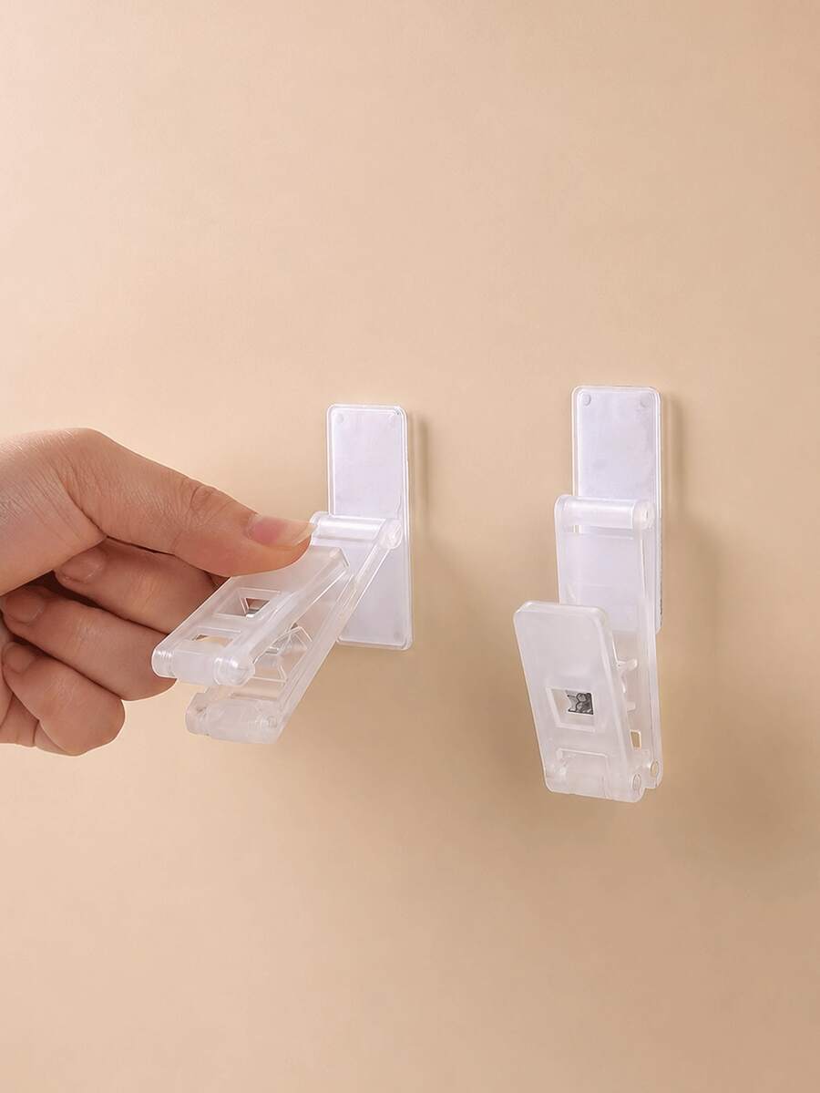 Multi-Functional Adhesive Towel Clip, Fabric Hook, Wall-Mounted Storage Hook, Practical Hanger, Glove Rack, Wall Organizer, Functional Hook, Strong Adhesive, Firm Grip, Fabric Hook, Towel Rack, Closet Organization