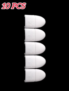 5入組可重複使用矽膠美甲浸泡帽，可穿戴式美甲浸泡墊支架，凝膠美甲卸除清潔套組，除油美甲清潔工具，適用於UV凝膠美甲卸除，居家美甲沙龍用品 - 彩色 - 查看 18