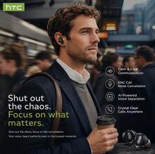 HTC NE79 MINI True Wireless In-Ear Earbuds, Noise Cancelling, Color Block Fashion Style, Lightweight Compact Zero Pressure Fit, Long Battery Life, Suitable For Sports And Gaming, Premium Sound Quality Experience - View 7