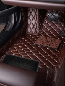 ABS Material Car Seat Under Storage Box, Suitable For Most Car Models, Organizes Front And Rear Seat Space, With Hidden Tray, Efficiently Stores Car Supplies, Can Be Used As Car Storage Rack - A - View 5