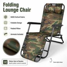 Portable Folding Siesta Chair For Patio, Garden, Balcony And Indoor Relaxation - C (Random Color) - View 2