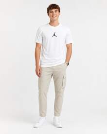 Nike Jordan Air Jordan Jumpman Jumpman Logo印]花套頭圓領短袖T卹 - 白色 - 查看 9