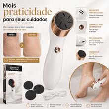 Lixa Pés Storm Recarregável  USB Removedor de Calos Premium - Branco - Visão 7
