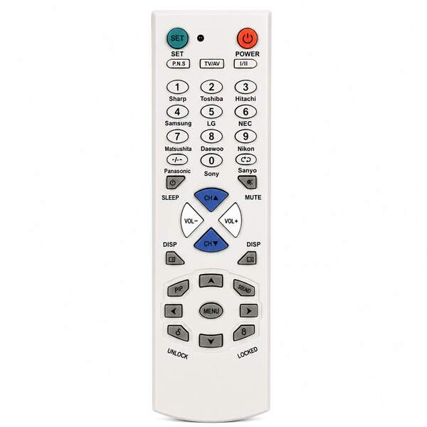 Ciriacom Controle Remoto TV Tubo   Sharp - Controle Universal para Televisores - Configuração Fácil - Pronto para Usar