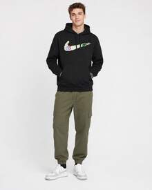 Nike Sportswear Club Fleece 休閒運動加絨連帽套頭衛衣 男款 黑色 - 黑色 - 查看 6