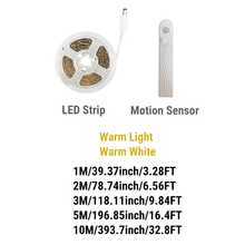 Motion Sensor LED Strip Light, 16.4FT Battery Operated PIR Infrared Motion Night Light For Wardrobes, Cabinets, Bedside & Stairs, Auto On/Off Hands-Free Lighting With Adjustable Timer (Batteries Not Included) - Motion Sensor Light Strip - View 9