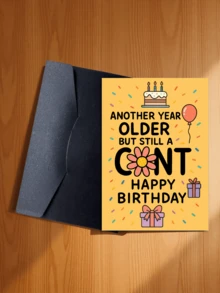 1pc Funny & Humorous Birthday Card With Lively Jokes, Suitable For Adult Birthday Party, Guaranteed To Make You Laugh - 16*11cm - View 18