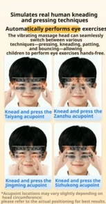 Haier Children's Smart Eye Massager, Type-C Convenient Power Supply, Warm Heat Compress + Multi-Mode Massage, 15 Acupoints Precise Relaxation, Eye Care - View 7