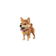 920Pcs Pet Themed Micro Mini Blocks Bag, DIY 3D Animal Puzzle Toy, Realistic Cute Design, Shiba Inu, Schnauzer, Chow Chow, Doberman & Golden Retriever, Premium ABS, Boost Spatial Imagination, Desk Decor, Birthday Festival Collectible Gift - Multicolor(Bag) - View 6
