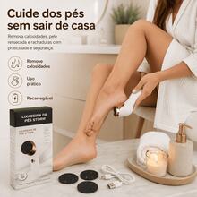 Lixa Pés Storm Recarregável  USB Removedor de Calos Premium - Branco - Visão 8