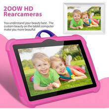 yesido 4GB RAM + 64GB ROM / 7-Inch Tablet / Quad-Core 1.3GHz / Android 13 MTK8321 / 1280x800 HD IPS Screen / 2MP+5MP Camera / 4000mAh Battery / WiFi, Parental Control, Education, Games / ABS Plastic + Silicone, Educational Tablet - Blue - View 5
