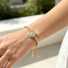 1pc St. Benedict Pendant Adjustable Beaded Bracelet, Women's Hand Jewelry, Suitable For Daily Casual Wear, Vacation And Gift Giving - Multicolor - View 2