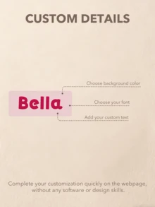Customized Name Stickers, 4 Sizes 60-400pcs Colorful Letter Name Labels, Rounded Rectangle Name Stickers, Bold Rainbow Text, Waterproof Label Stickers, Suitable For Water Bottles, Lunch Boxes, Notebooks, Bags, Storage Boxes, Clothing Labels, Organizing Labels - StyleB - View 3