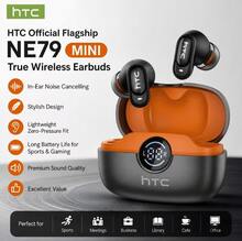 HTC NE79 MINI True Wireless In-Ear Earbuds, Noise Cancelling, Color Block Fashion Style, Lightweight Compact Zero Pressure Fit, Long Battery Life, Suitable For Sports And Gaming, Premium Sound Quality Experience - View 6