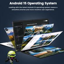 Qetupa 10.1 Inch Android 15 Tablet, 4GB RAM 64GB ROM Octa-Core 2.0GHz, 1280*800 HD IPS Touchscreen, Bluetooth 5.2 WiFi5 GPS, 5MP+13MP Dual Camera, 6000mAh Large Battery, No SIM Card Slot, Adapter Not Included - Grey - View 3