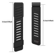 Silicone Dual-Color Watch Band Compatible With 5.0, Adjustable Sports Replacement Wristband, Suitable For Men And Women. Multiple Colors Available. - 25mm - View 10