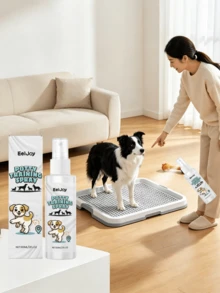2pcs/Set Dog Potty Training Spray, Helps Train Pets To Go In Designated Spot, Eliminate Unwanted Habits, Suitable For Dogs & Cats, Guides Pets To Proper Bathroom Location, Solves Issues Of Puppies/Kittens Not Knowing Where To Go Or Adapting To New Environments - Multicolor - View 7