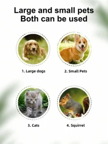 PETSIN 1个大功率电动宠物指甲磨，适用于各种体型的猫狗，电动宠物指甲磨，超静音，舒适且对爪子友好，适用于猫、狗和小动物的美容和指甲护理，不含电池 - 彩色 - 查看 7