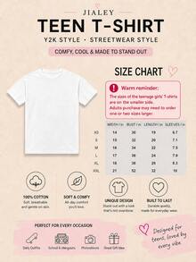 Teen Girl Clothes,Inspirational Quote T-Shirt, "God Is So Good" Print, Loose Fit, Polyester Knit Fabric, Geometric Pattern, 180gsm - Regular Length - 白色 - 查看 2