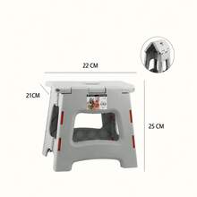 Compact Two-Step Stool With Reinforced Structure And Non-Slip Base Edging - Multicolor - View 11