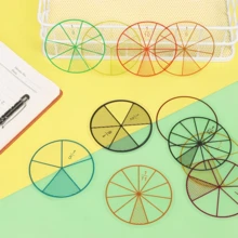1 Set Isi 12 Alat Bantu Mengajar Pecahan Matematika, Alat Belajar Pecahan Matematika Portabel, Pengenalan Soal Pecahan dan Pembelajaran Operasi, Alat Bantu Mengajar Soal Pecahan Matematika, Hadiah Kecil Perlengkapan Sekolah untuk Pembukaan Sekolah, Hadiah Kecil untuk Penghargaan di Kelas - A - View 3
