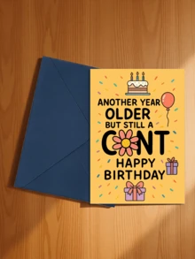 1pc Funny & Humorous Birthday Card With Lively Jokes, Suitable For Adult Birthday Party, Guaranteed To Make You Laugh - 16*11cm - View 15