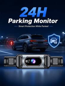 4-Channel 360° Dash Cam, Front/Rear/Left/Right View, 3.16" Screen, Built-In Night Vision, Sensitive Motion Detection Recording, Parking Monitoring, Reverse Assist,  - Dash Cam - View 7
