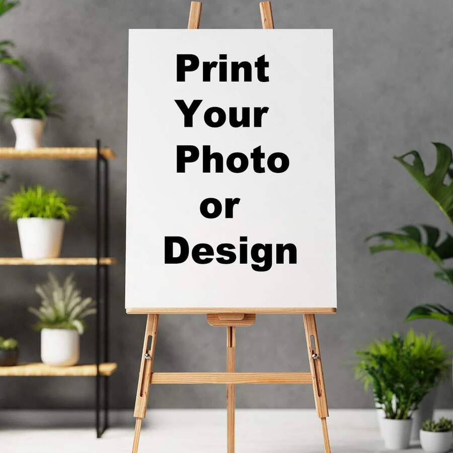 1pc Custom Poster Printing - Unframed Personalized Poster - Family Photo Poster - Wedding Poster Portrait & Vertical , Personalize With Your Photos, Celebrities, Landscapes & More - Perfect Gift For Friends & Family, Ideal For Home Decor - Multicolor - View 1