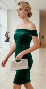 Women's Fashion Sparkling Crystal Rhinestone Evening Clutch Bag, Clear Bag Pearl Bag Evening Bag, Lightweight Dinner Bag, Party, Banquet,Wedding - Gold - View 11