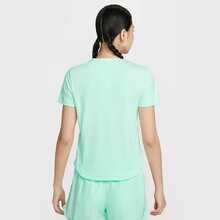 Nike Women's Summer New Running Fitness Training Quick-Dry Reflective Short Sleeve Sports T-Shirt HV2773-353 - Green - View 2