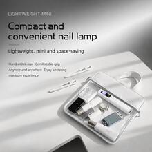 GANLAIX Lampu Pengering Kuku Portabel Isi Ulang, Timer Ganda 30s/60s, Kontrol Sentuh dengan Layar LCD, Lampu Kuku Gel UV/LED Genggam Ringkas, Pengisian Daya Tipe-C, Hadiah untuk Wanita, Hadiah Natal - MultiWarna - View 8
