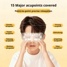 Haier Children's Smart Eye Massager, Type-C Convenient Power Supply, Warm Heat Compress + Multi-Mode Massage, 15 Acupoints Precise Relaxation, Eye Care - View 5