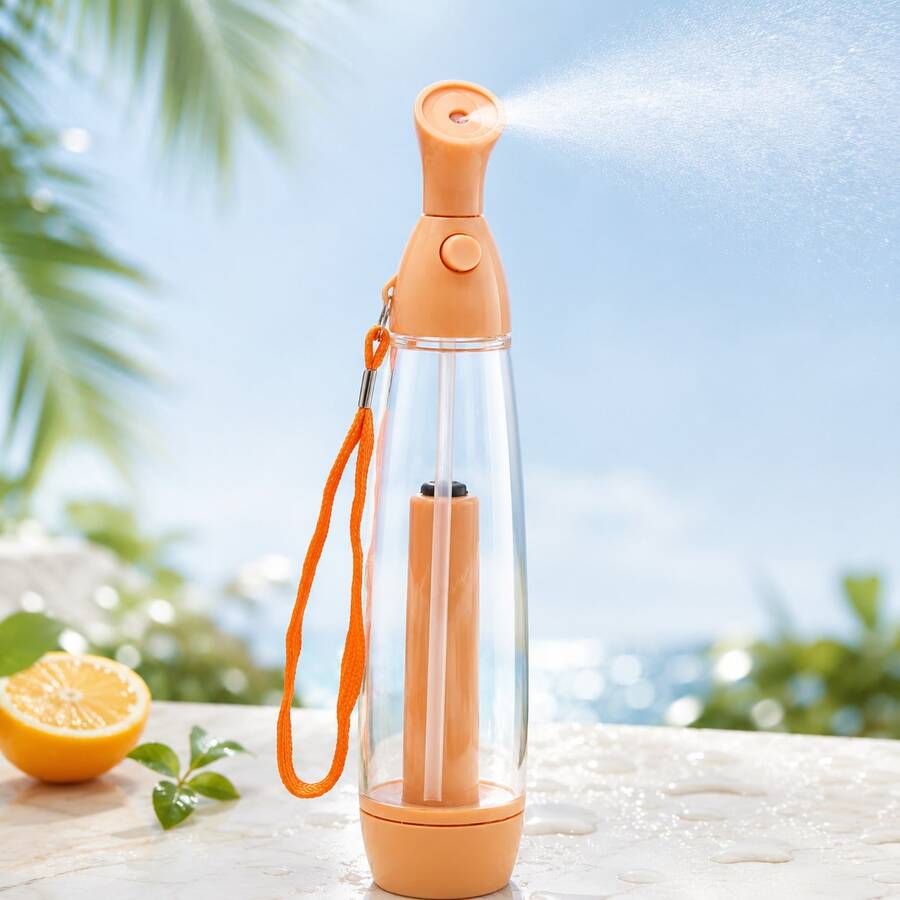 夏季噴霧瓶套組 泵式噴霧器 個人冷卻裝置 空塑料噴霧瓶 可加水補給 便攜式噴霧器 適用戶外庭院露營徒步