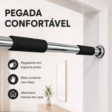 Barra Fixa De Porta Ajustável Para Treino Em Casa - A - Visão 5
