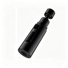 1件/2件/5件多組套水龍頭延長器，廚房水龍頭噴頭附3種噴霧模式，防濺高壓噴嘴，適用洗碗、杯子與碗盤，360°可旋轉水龍頭配件，大角度廚房水龍頭起泡器，可旋轉水龍頭延長器，水槽噴頭配件附多種接頭，適用大多數水龍頭 - 黑色 - 查看 13