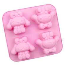 Panini Cute Cartoon Alien Animal Silicone Molds, 4 Different Tray Set, Flexible And Reusable DIY Craft Molding Tools, Suitable For Resin, Wax, Plaster, Making Mini Desktop Decor Ornaments - One Size Fits All - View 7